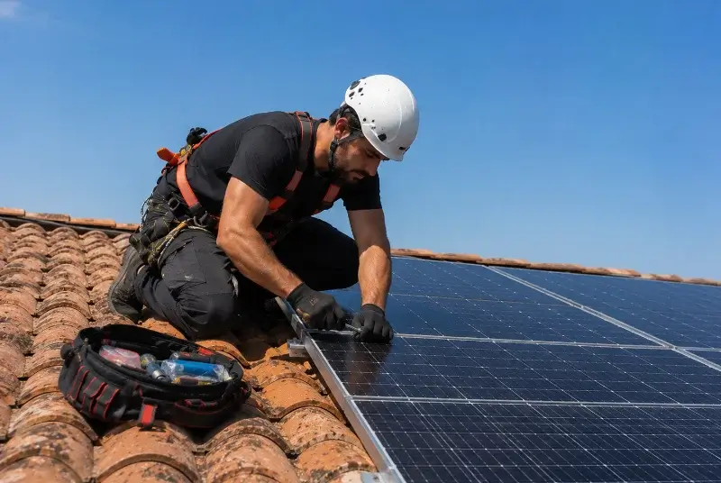Maintenance et monitoring de panneaux solaires à la Mulatière